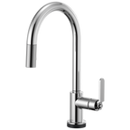 Brizo Litze Mezcladora Extraíble SmartTouch® — Surtidor en Arco, Manija Industrial — Cromo