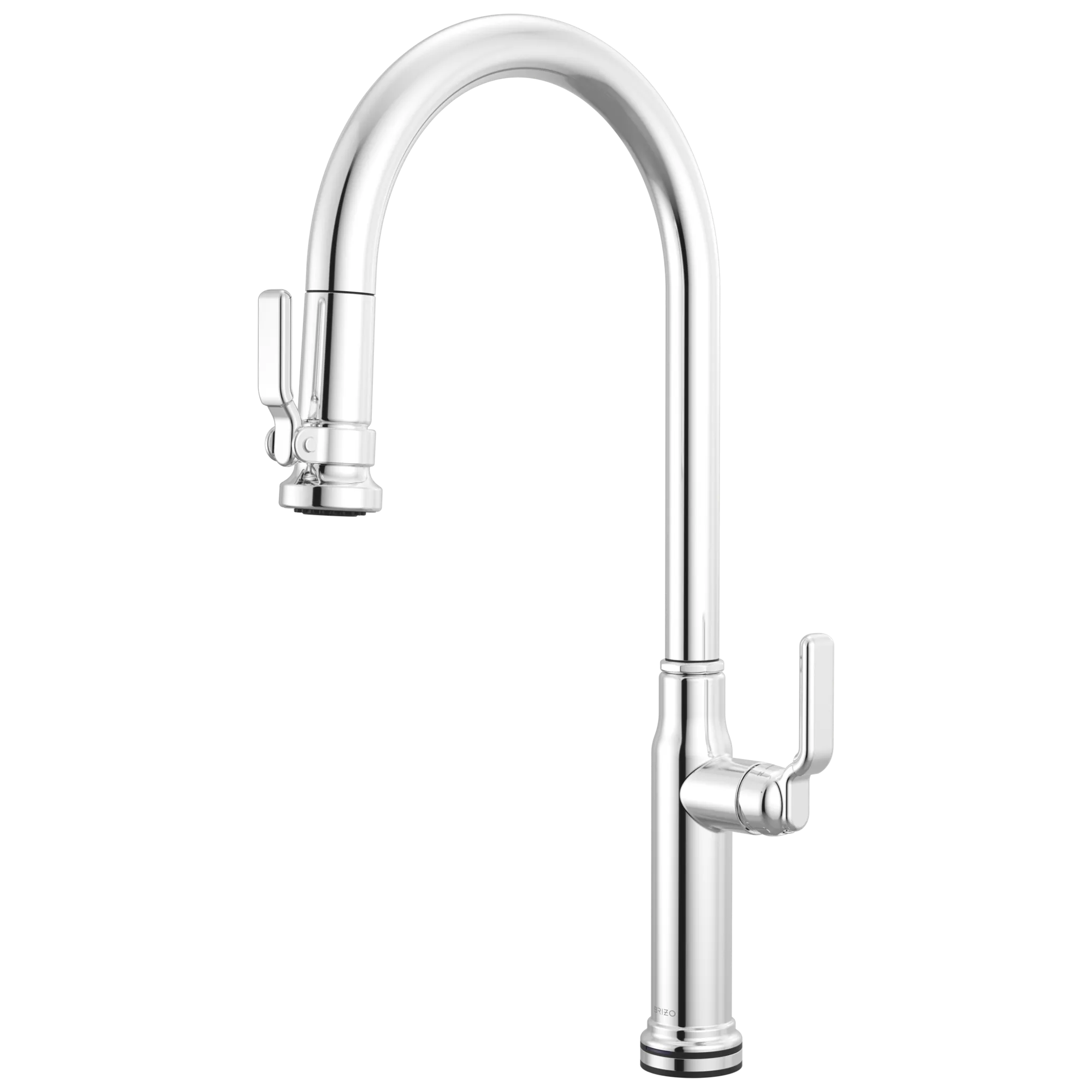 Brizo Faircroft Mezcladora Extraíble SmartTouch® — Surtidor en Arco — Cromo — Manija Industrial