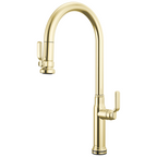 Brizo Faircroft Mezcladora Extraíble SmartTouch® — Surtidor en Arco — Latón sin Laca — Manija Industrial