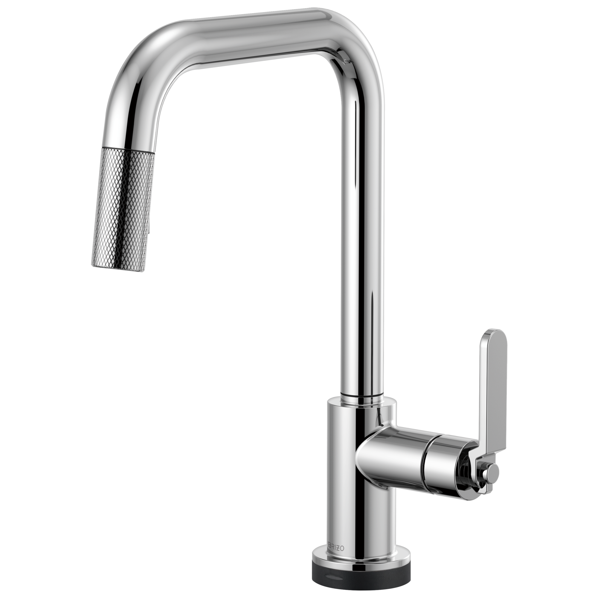 Brizo Litze Mezcladora Extraíble SmartTouch® — Surtidor Cuadrado, Manija Industrial — Cromo