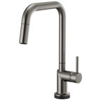 Brizo Odin Mezcladora Extraíble SmartTouch® — Surtidor Cuadrado — Acero Luxe — Manija Metálica