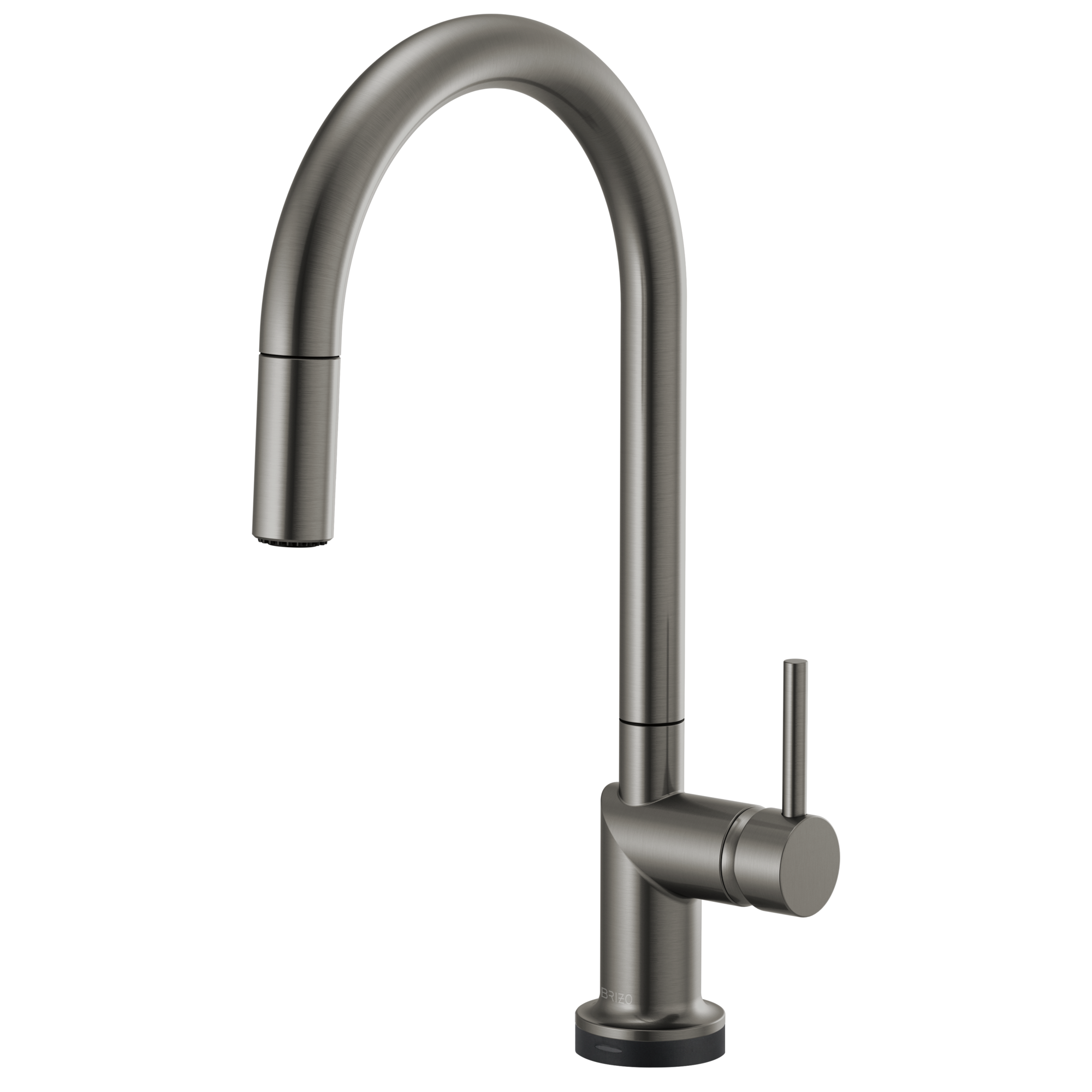 Brizo Odin Mezcladora Extraíble SmartTouch® — Surtidor en Arco — Acero Luxe — Manija Metálica