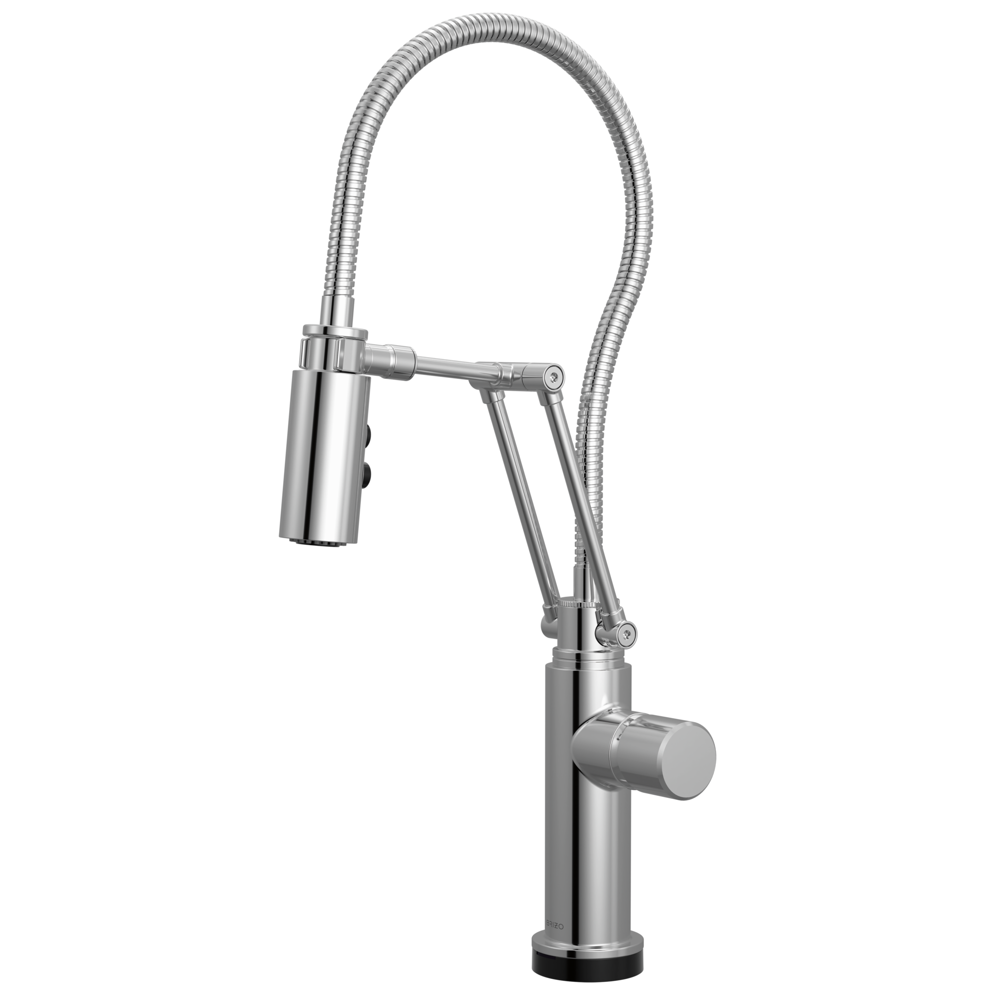 Brizo Odin Mezcladora Articulante SmartTouch® con Manguera Integrada — Cromo — Perilla Metálica