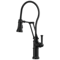 Brizo Artesso Mezcladora Articulante SmartTouch® con Manguera Integrada — Negro Mate