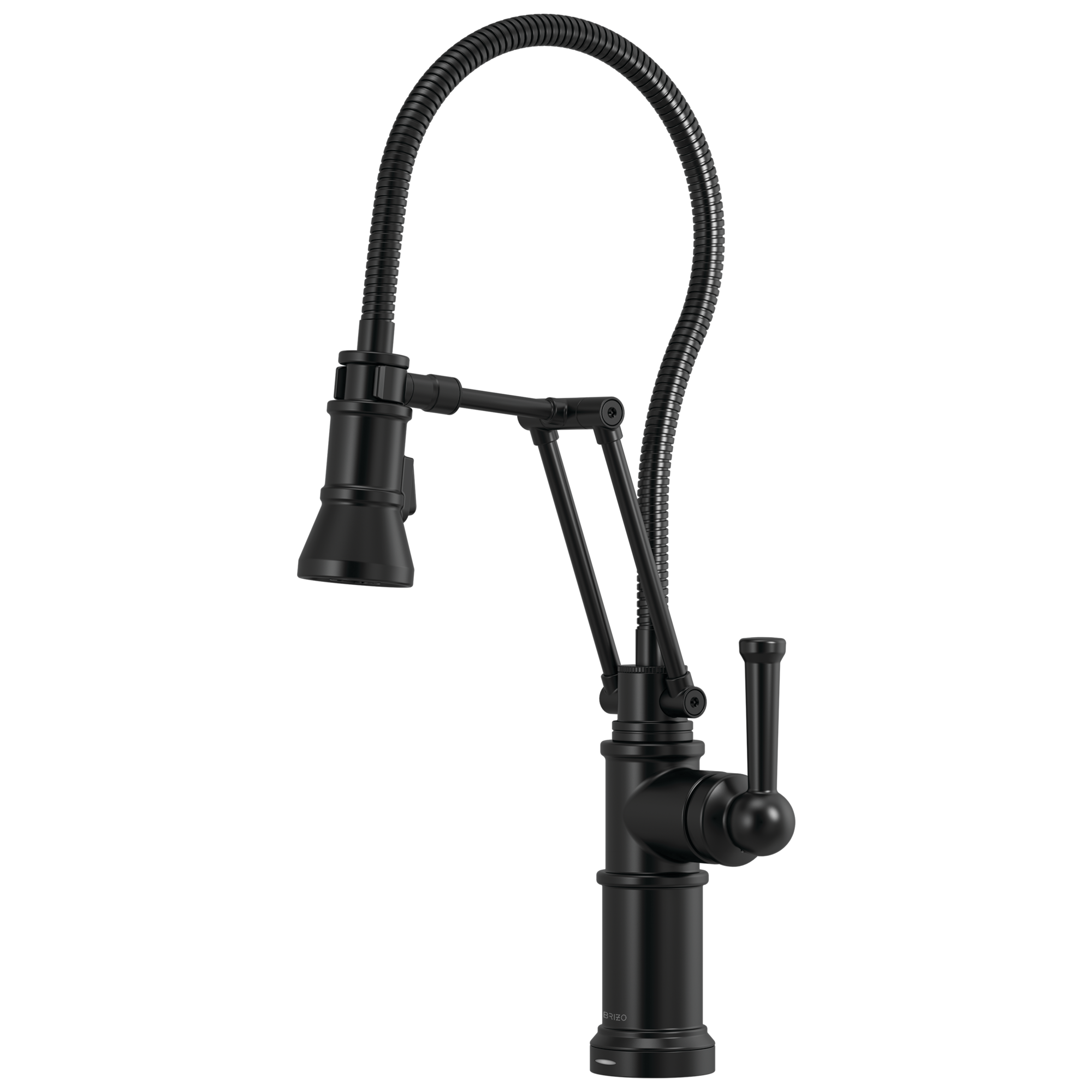 Brizo Artesso Mezcladora Articulante SmartTouch® con Manguera Integrada — Negro Mate