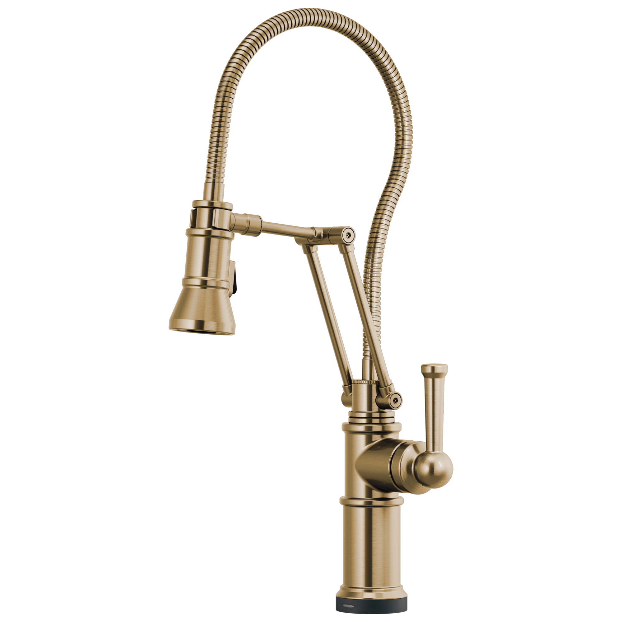 Brizo Artesso Mezcladora Articulante SmartTouch® con Manguera Integrada — Oro Luxe