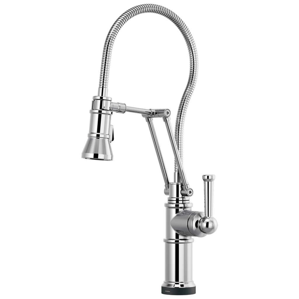 Brizo Artesso Mezcladora Articulante SmartTouch® con Manguera Integrada — Cromo