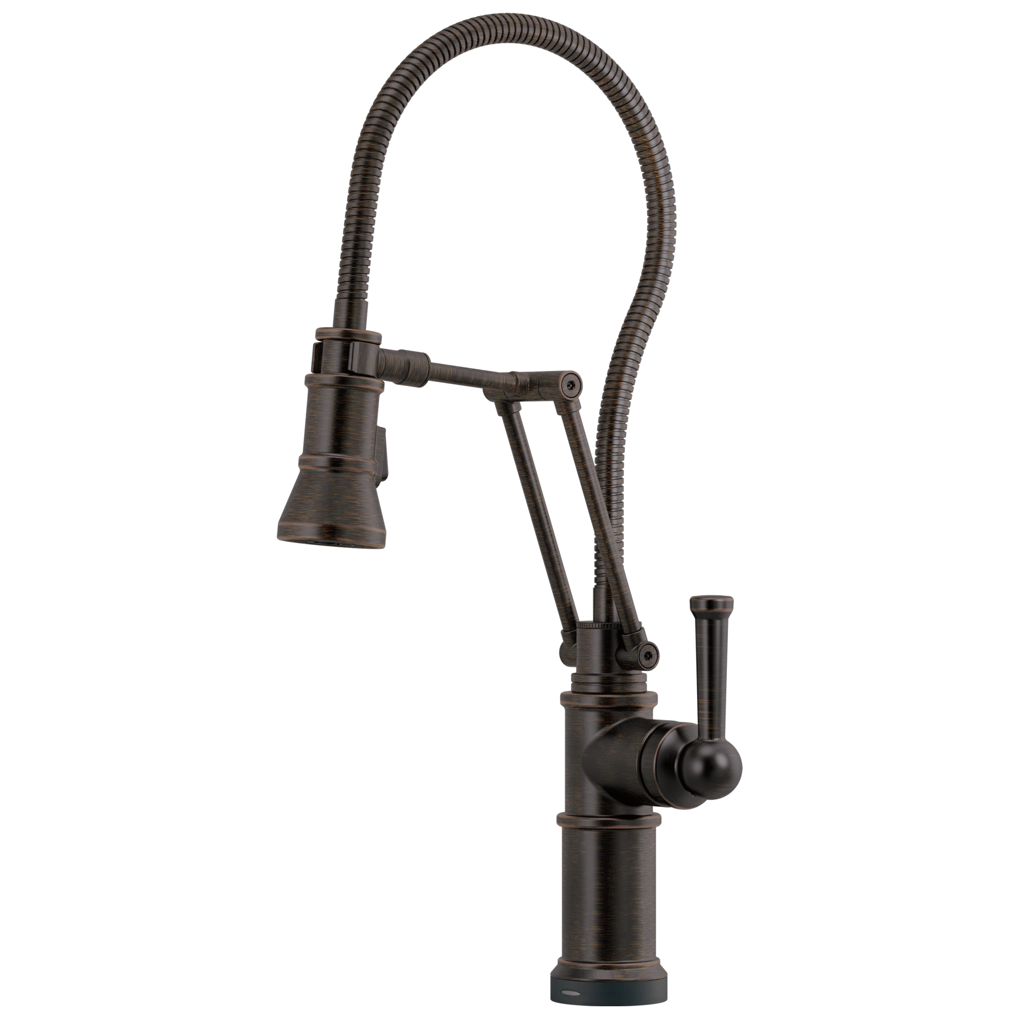 Brizo Artesso Mezcladora Articulante SmartTouch® con Manguera Integrada — Bronce Veneciano