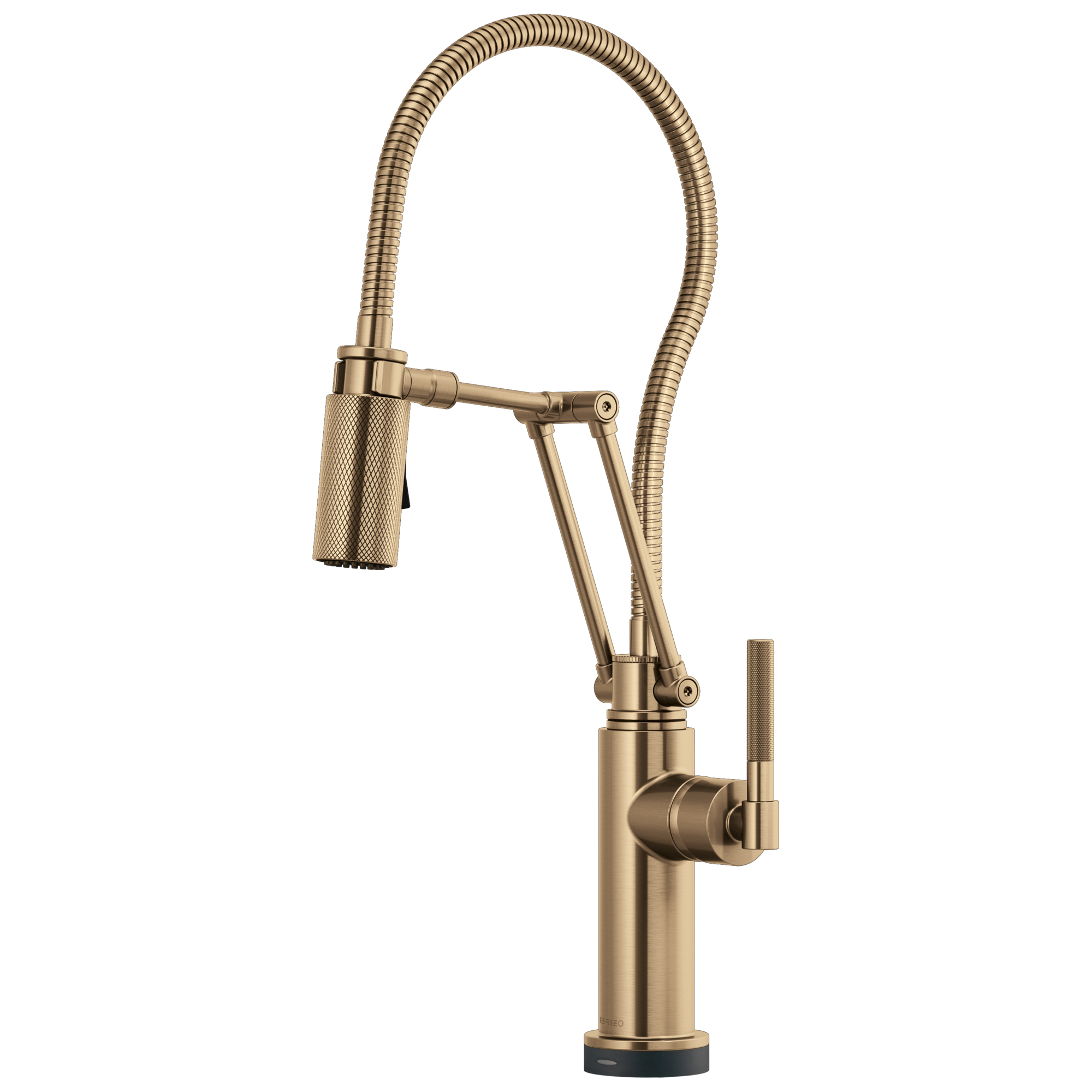 Brizo Litze Mezcladora Articulante SmartTouch® con Manguera Integrada (64143LF) — Oro Luxe