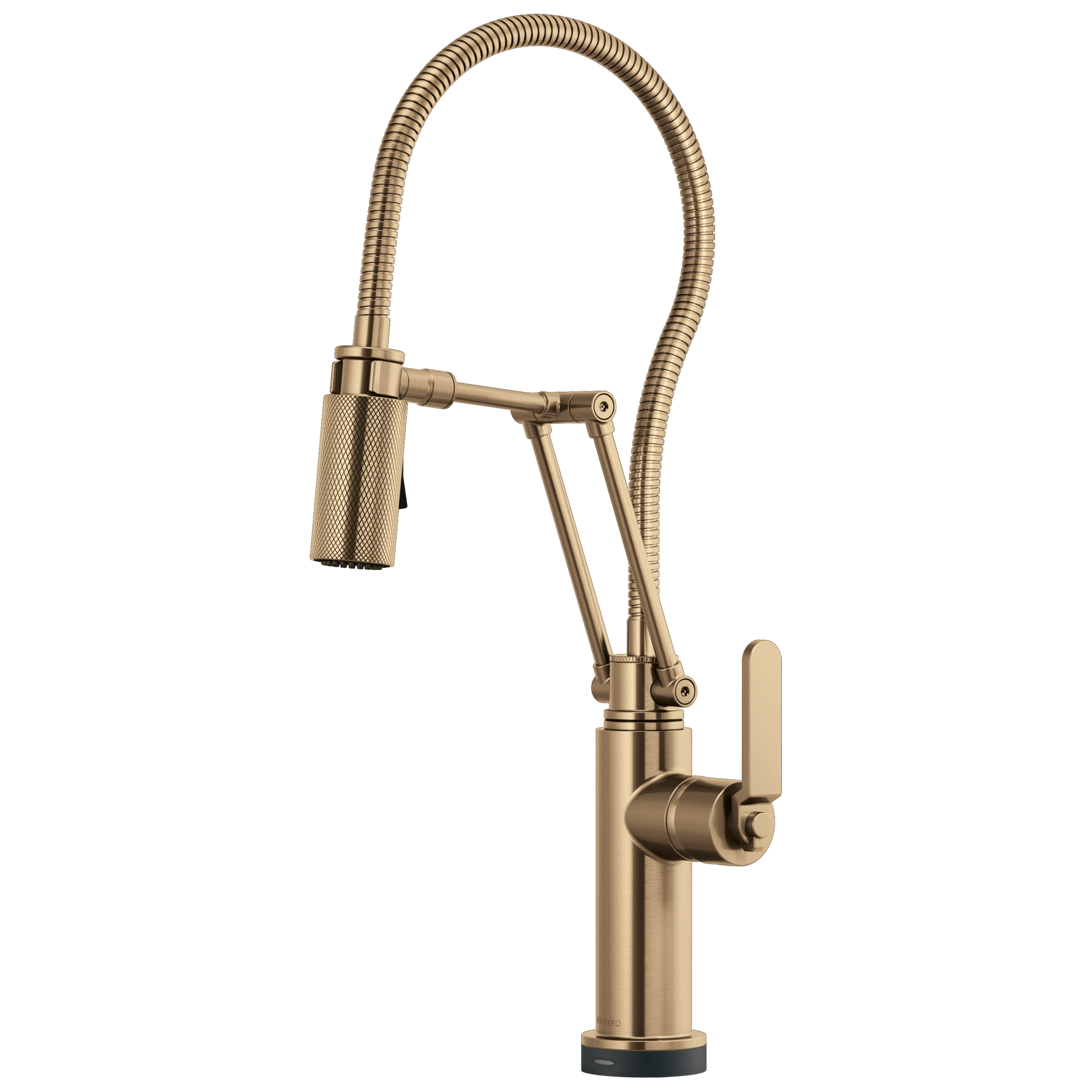 Brizo Litze Mezcladora Articulante SmartTouch® con Manguera Integrada (64144LF) — Oro Luxe