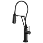Brizo Odin Mezcladora Articulante SmartTouch® — Negro Mate — Manija Metálica