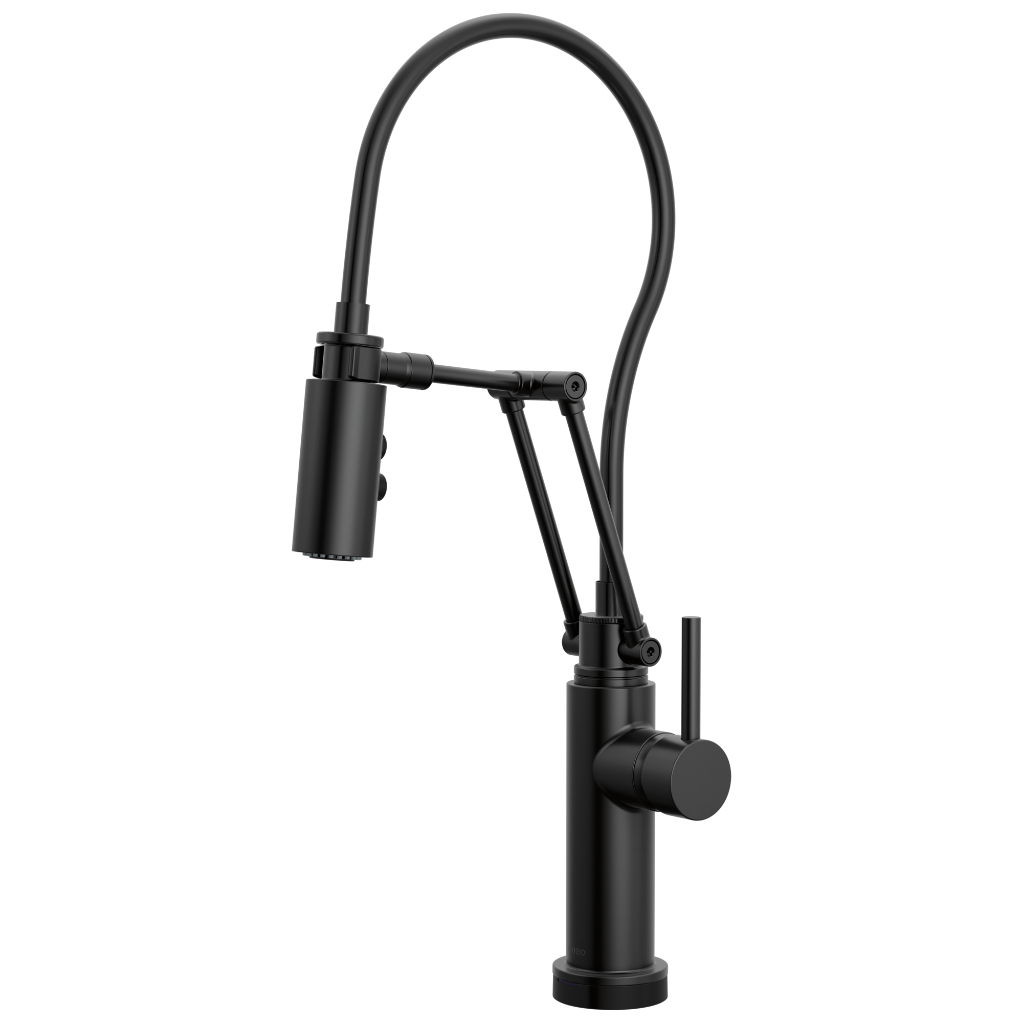 Brizo Odin Mezcladora Articulante SmartTouch® — Negro Mate — Manija Metálica