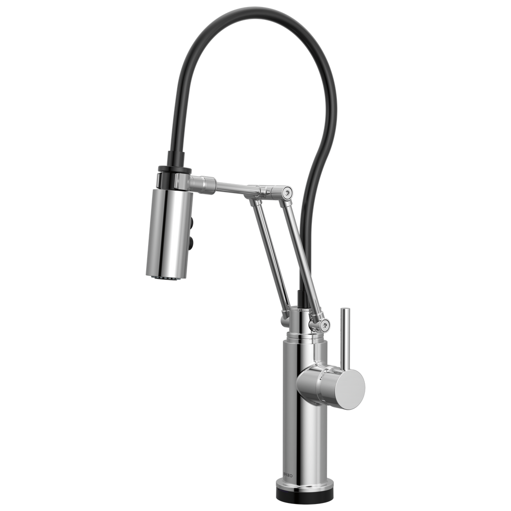 Brizo Odin Mezcladora Articulante SmartTouch® — Cromo — Manija Metálica