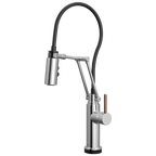 Brizo Odin Mezcladora Articulante SmartTouch® — Cromo — Manija de Madera