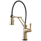 Brizo Artesso Mezcladora Articulante SmartTouch® — Oro Luxe