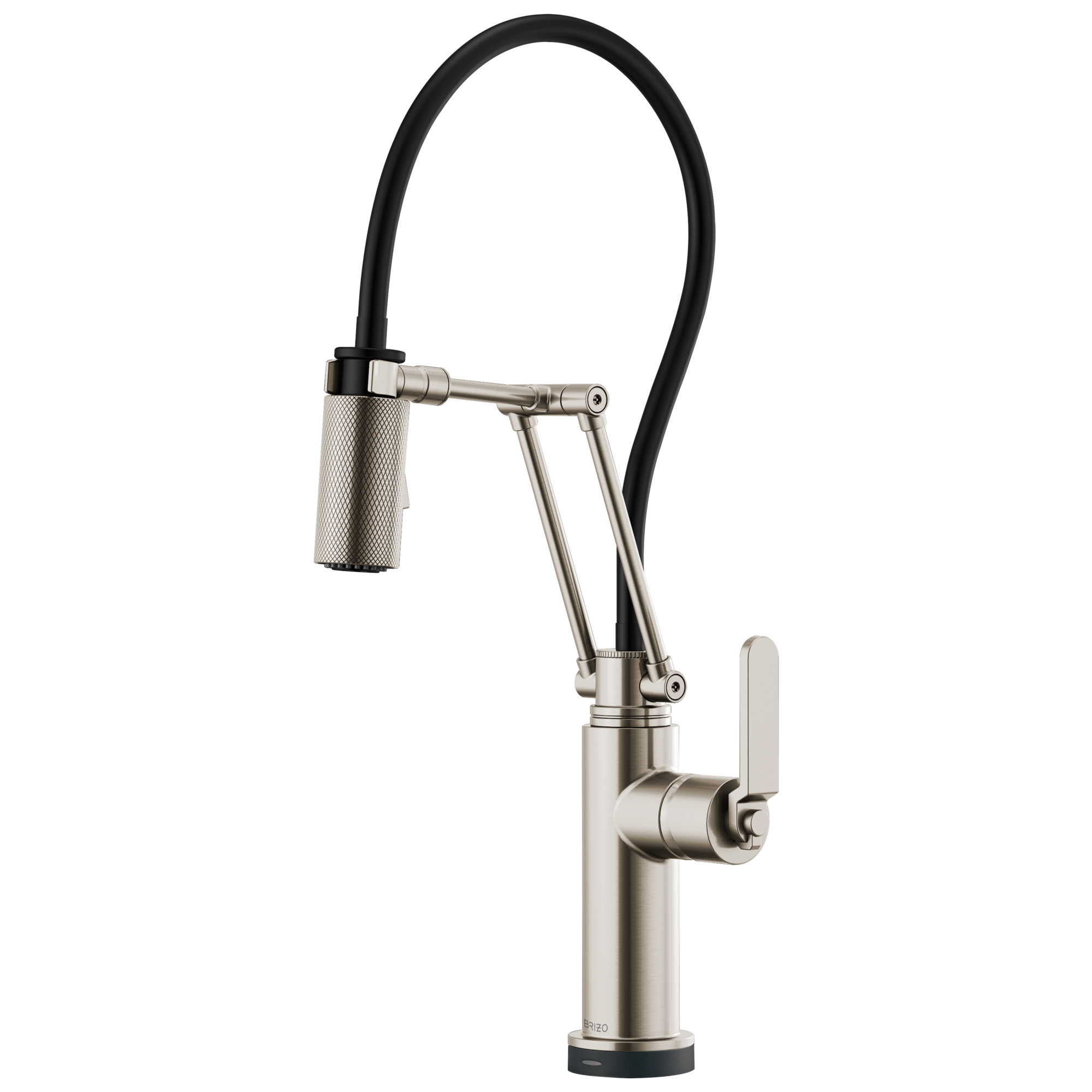 Brizo Litze Mezcladora Articulante SmartTouch® — Manija Industrial — Acero Inoxidable