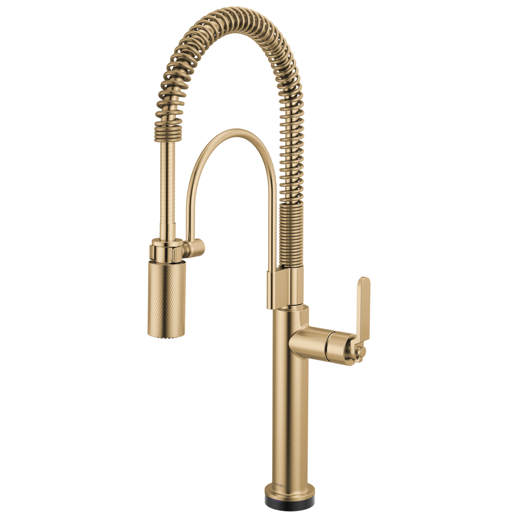 Brizo Litze Mezcladora Semi-Profesional SmartTouch® — Manija Industrial — Oro Luxe