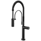 Brizo Odin Mezcladora Semi-Profesional SmartTouch® — Negro Mate — Perilla Metálica