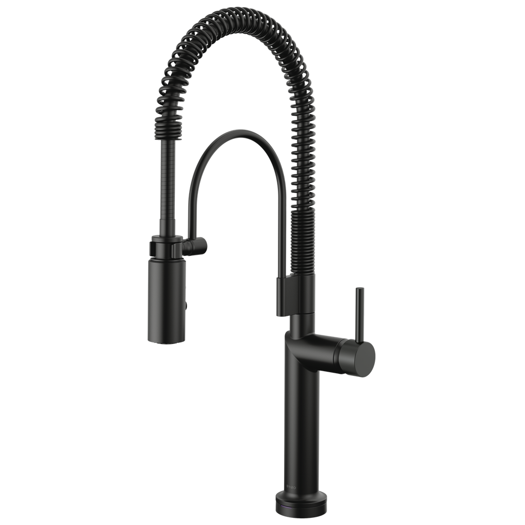 Brizo Odin Mezcladora Semi-Profesional SmartTouch® — Negro Mate — Manija Metálica