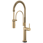 Brizo Odin Mezcladora Semi-Profesional SmartTouch® — Oro Luxe — Manija Metálica