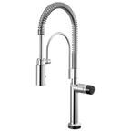 Brizo Odin Mezcladora Semi-Profesional SmartTouch® — Cromo — Perilla con Cristal Negro