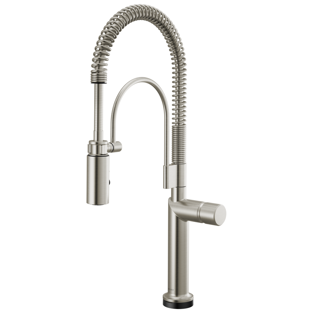Brizo Odin Mezcladora Semi-Profesional SmartTouch® — Acero Inoxidable — Perilla Metálica