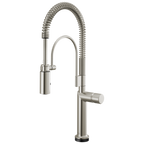Brizo Odin Mezcladora Semi-Profesional SmartTouch® — Acero Inoxidable — Perilla Metálica