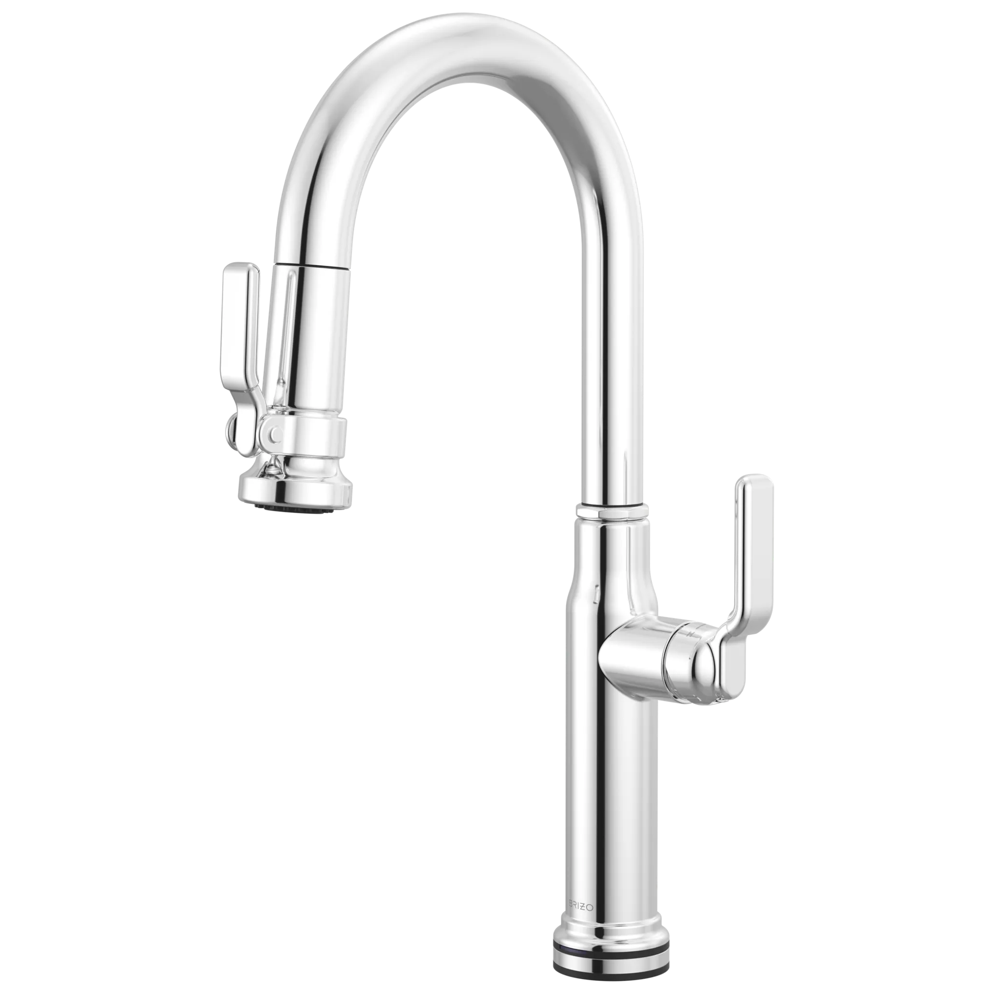 Brizo Faircroft Mezcladora Prep Extraíble SmartTouch® — Surtidor en Arco — Cromo — Manija Industrial