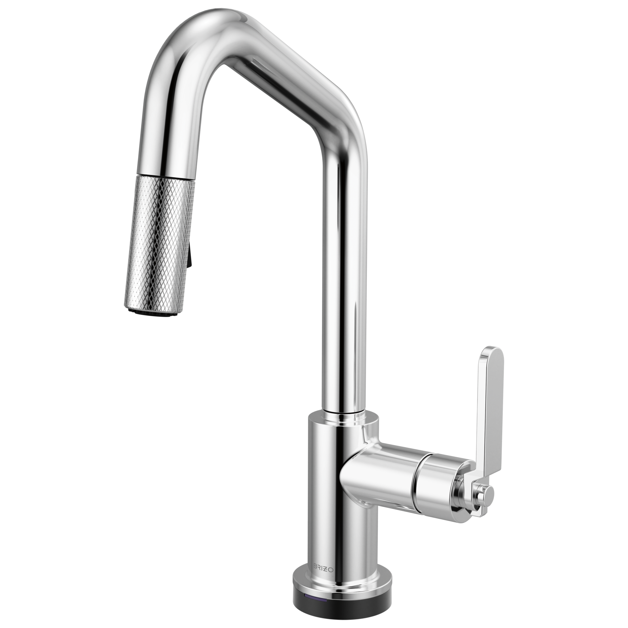 Brizo Litze Mezcladora Prep Extraíble SmartTouch® — Surtidor en Ángulo, Manija Industrial — Cromo