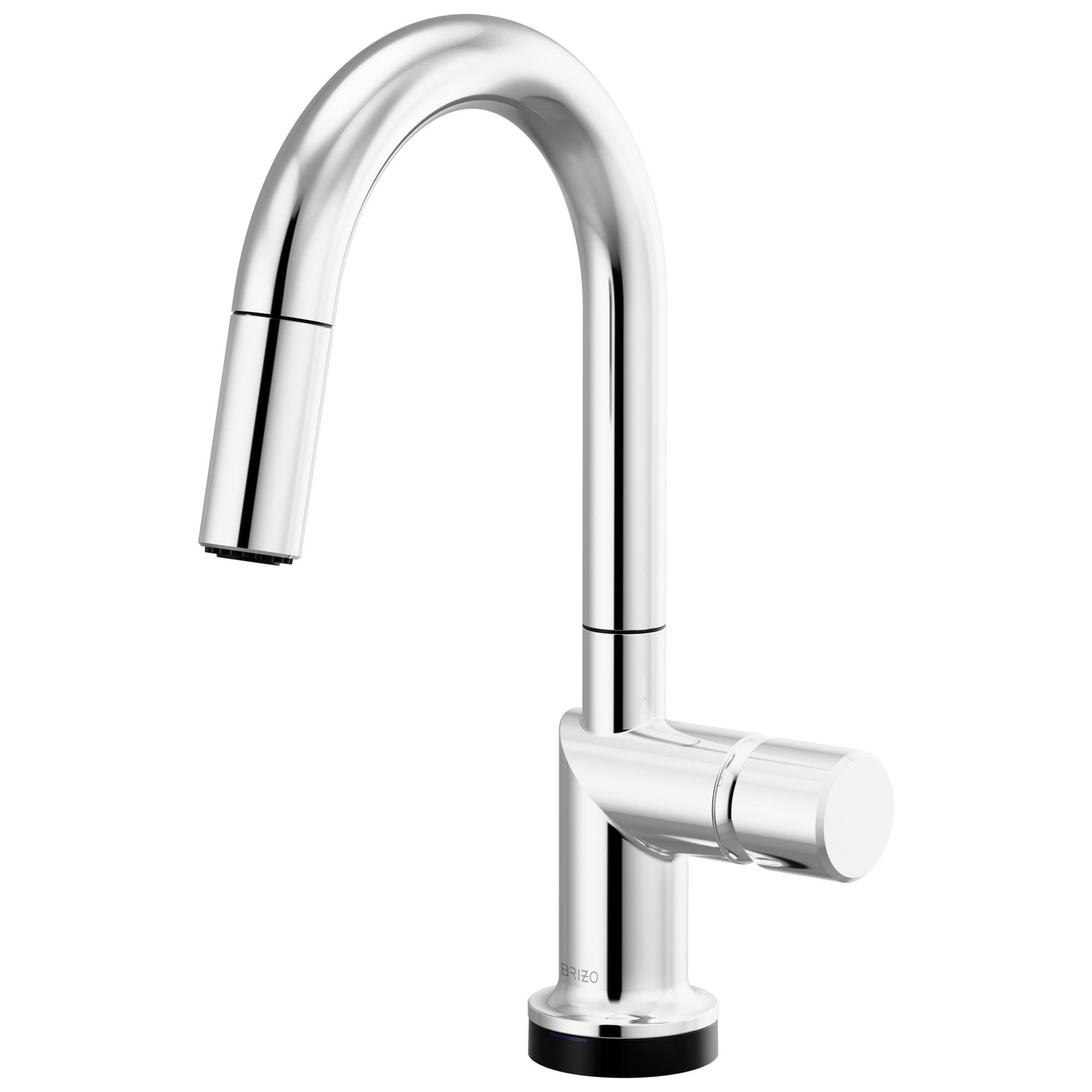 Brizo Odin Mezcladora Prep Extraíble SmartTouch® — Surtidor en Arco — Cromo — Perilla Metálica