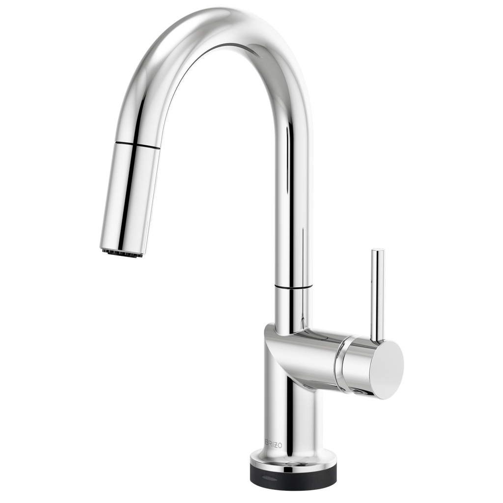Brizo Odin Mezcladora Prep Extraíble SmartTouch® — Surtidor en Arco — Cromo — Manija Metálica