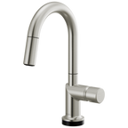 Brizo Odin Mezcladora Prep Extraíble SmartTouch® — Surtidor en Arco — Acero Inoxidable — Perilla Metálica