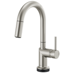 Brizo Odin Mezcladora Prep Extraíble SmartTouch® — Surtidor en Arco — Acero Inoxidable — Manija Metálica