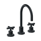 California Faucets Tiburon Grifo de Lavabo Widespread de 8" - Manija de Cruz