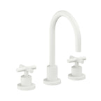 California Faucets Tiburon Grifo de Lavabo Widespread de 8" - Manija de Cruz