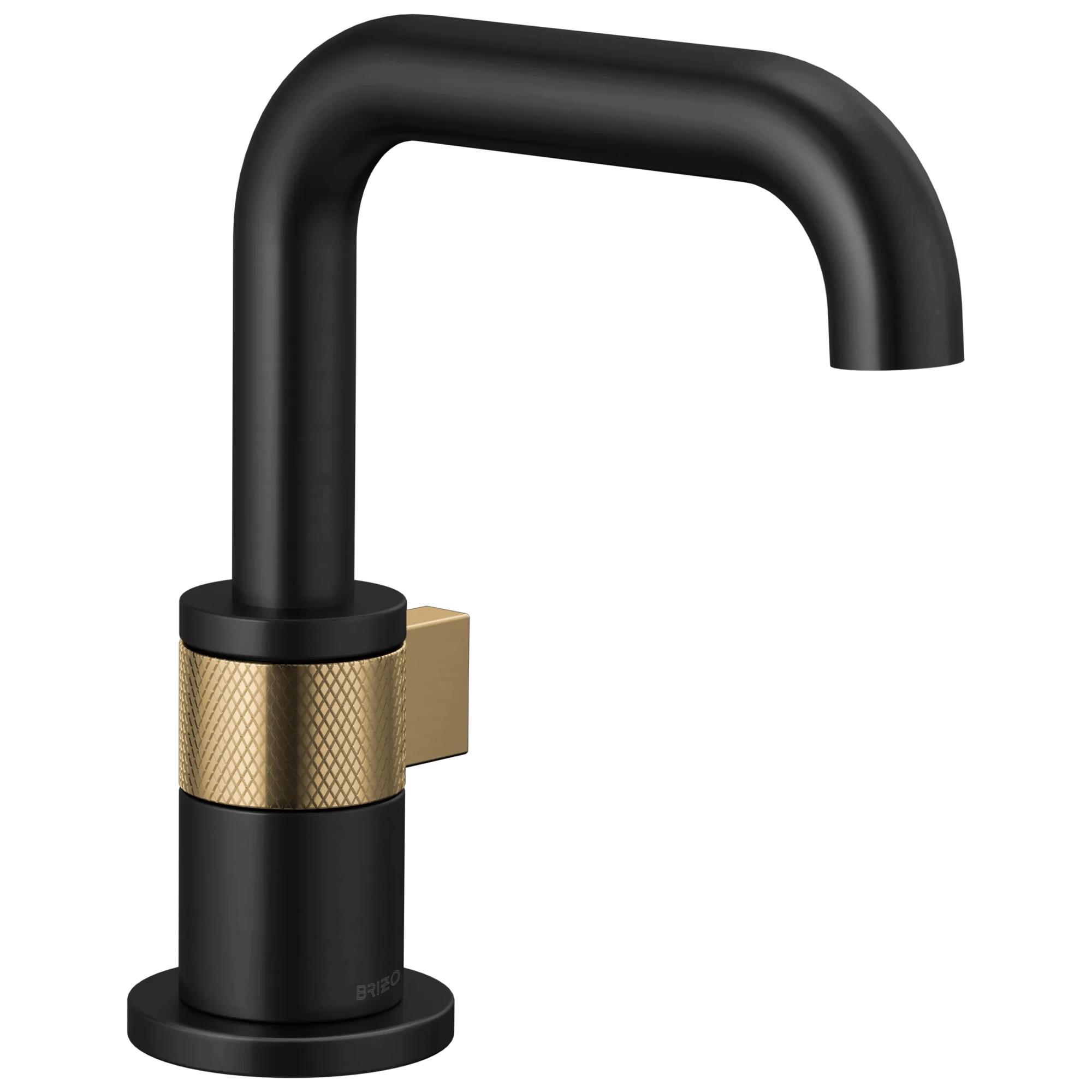 Brizo Litze Monomando para Lavabo — Negro Mate / Oro Luxe