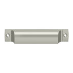 Deltana Jaladera Tipo Concha Rectangular 4" — Níquel Satinado