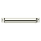 Deltana Jaladera Tipo Concha Rectangular 7" — Níquel Pulido