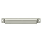 Deltana Jaladera Tipo Concha Rectangular 7" — Níquel Satinado