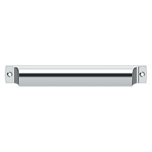 Deltana Jaladera Tipo Concha Rectangular 7" — Cromo Pulido