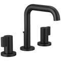 Brizo Litze Grifo Widespread para Lavabo — Surtidor Alto — Negro Mate — Palanca
