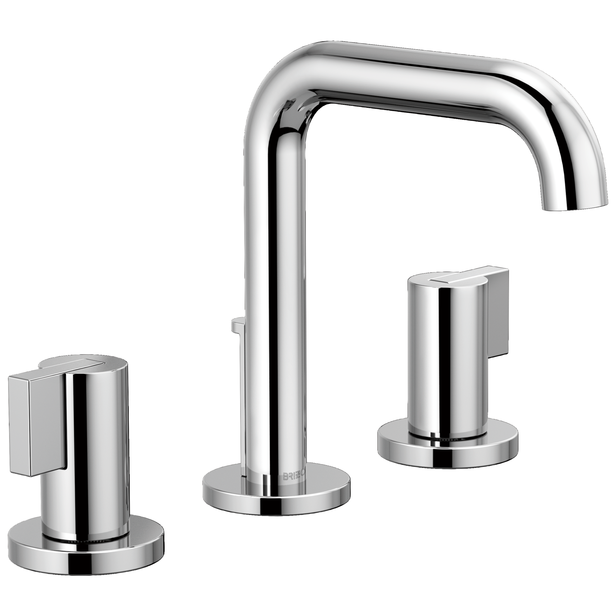 Brizo Litze Grifo Widespread para Lavabo — Surtidor Alto — Cromo — Palanca