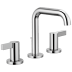 Brizo Litze Grifo Widespread para Lavabo — Surtidor Alto — Cromo — Palanca Extendida
