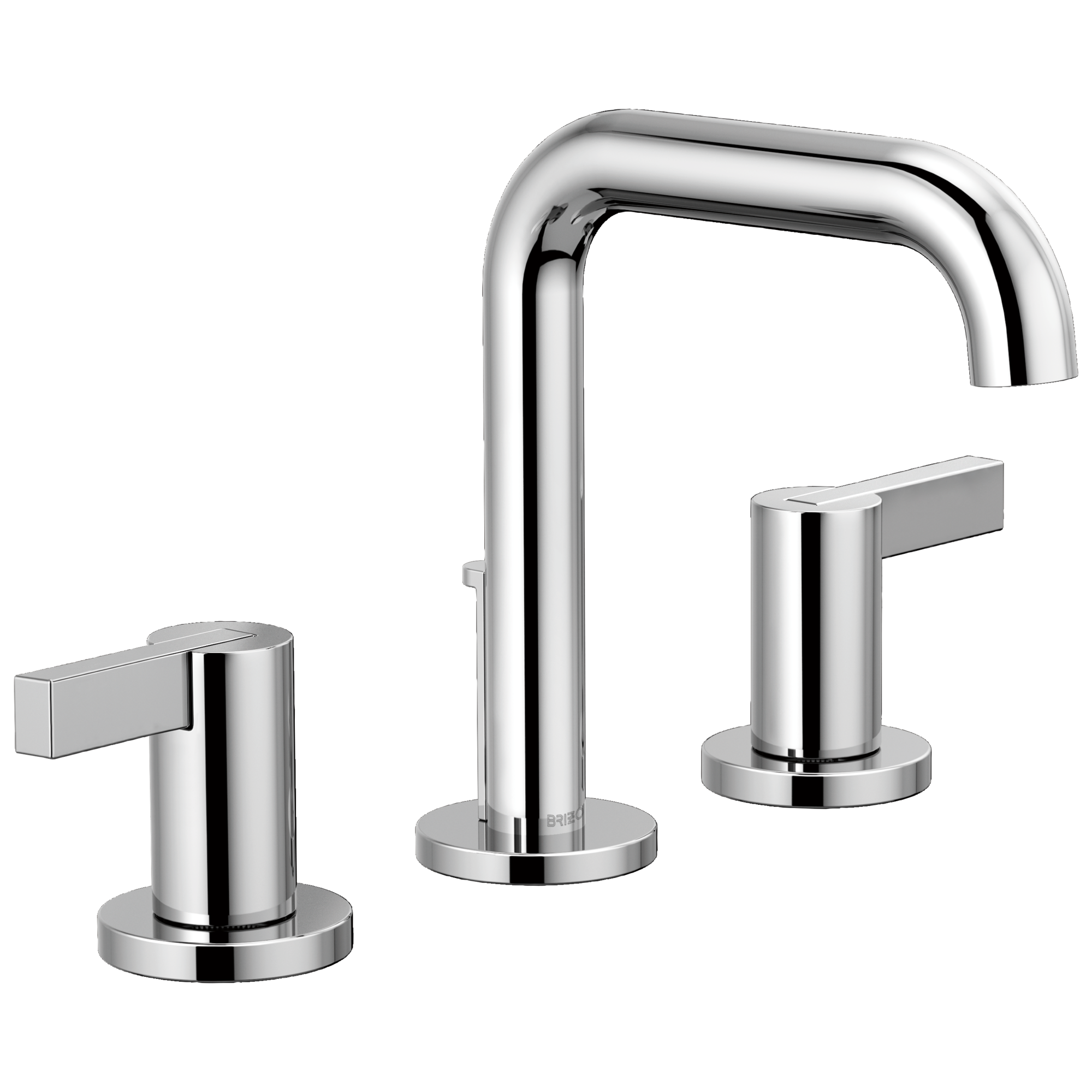 Brizo Litze Grifo Widespread para Lavabo — Surtidor Alto — Cromo — Palanca Extendida