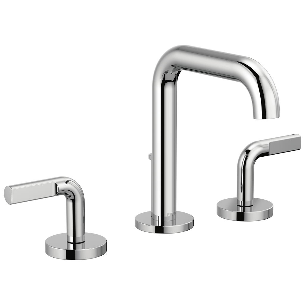 Brizo Litze Grifo Widespread para Lavabo — Surtidor Alto — Cromo — Palanca Notch