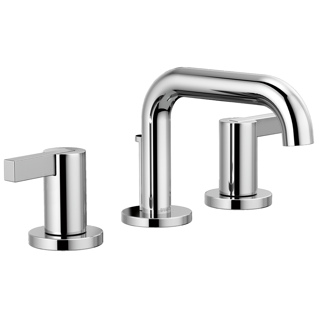 Brizo Litze Grifo Widespread para Lavabo — Surtidor Bajo — Cromo — Palanca Extendida