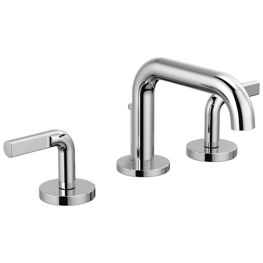 Brizo Litze Grifo Widespread para Lavabo — Surtidor Bajo — Cromo — Palanca Notch