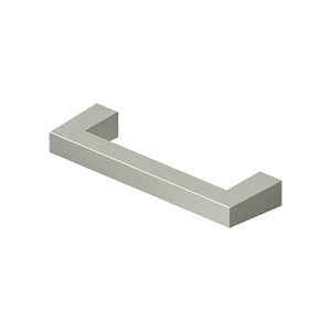Deltana Jaladera de Barra Cuadrada Moderna 3-1/2" — Níquel Satinado