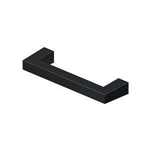 Deltana Jaladera de Barra Cuadrada Moderna 3-1/2" — Negro Mate