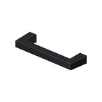 Deltana Jaladera de Barra Cuadrada Moderna 3-1/2" — Negro Mate